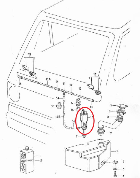 Washer pump