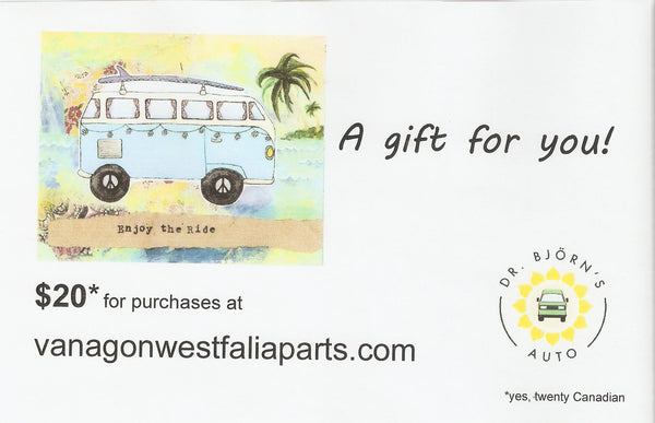 A Gift Card from Dr. Björn's Auto