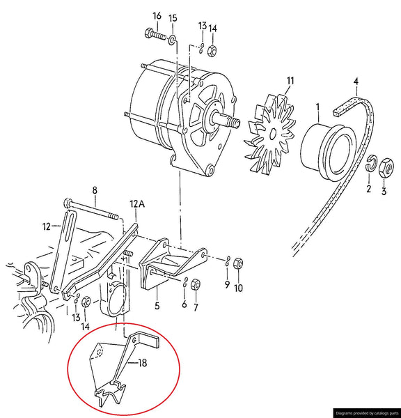 Stone Deflector for V-Belt