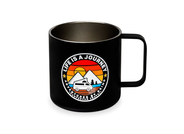 Mug "Journey", stainless, black
