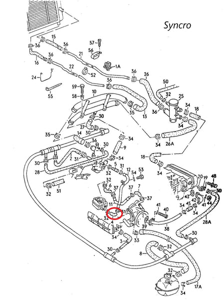 Coolant Elbow Wbx Oil Cooler