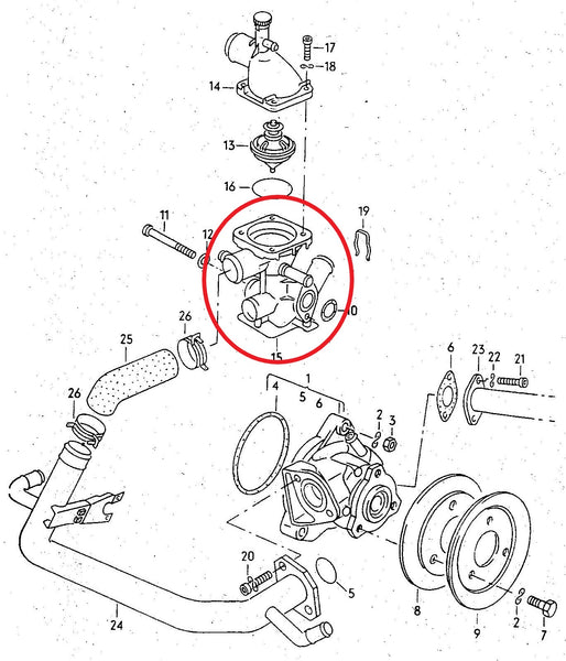 Thermostat Housing 2.1 WBX