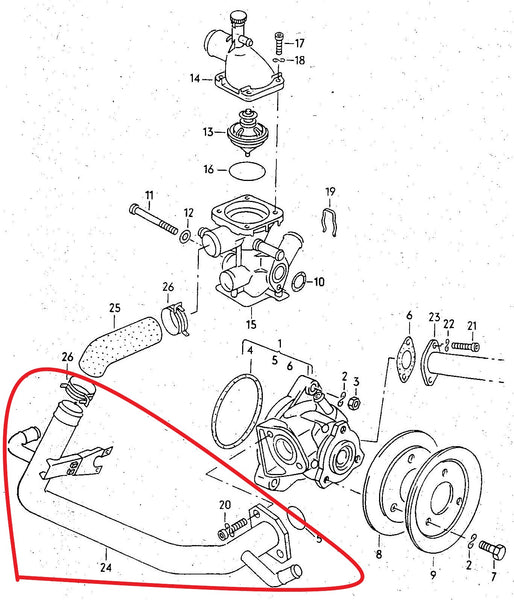 Coolant Pipe for WBX