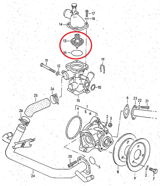 Thermostat for Waterboxer