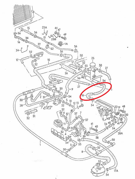 Coolant Hose Wbx Cylinder Head