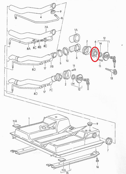 Fuel Filler Retainer Ring