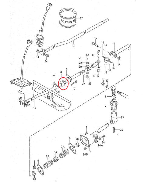 Shift Rod Bushing T3