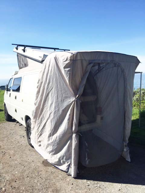 campervan rear door tent Rear Hatch Tent Add-A-Room For Eurovan – Dr. Björn's Auto